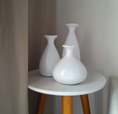 Trio Vaso Garrafa De Cerâmica Decorativa Para decoração Sala Suculenta