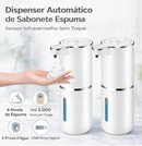 Dispensador Automático de Sabonete em Espuma com Sensor - sem toque - recarregável USB