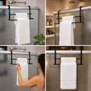 Porta Toalha Duplo para Box Premium | Elegância e Organização