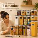 Kit 14 Potes Herméticos Premium