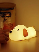 Luminária Mesa Bichinhos Recarregável Lâmpada Noturna Abajur Fofo Silicone Toque Touch Led