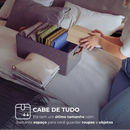 Caixa Organizadora Premium de Guarda Roupa Armazenamento Multiuso Armário