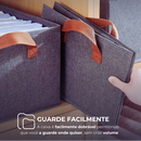 Caixa Organizadora Premium de Guarda Roupa Armazenamento Multiuso Armário