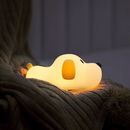 Luminária Mesa Bichinhos Recarregável Lâmpada Noturna Abajur Fofo Silicone Toque Touch Led