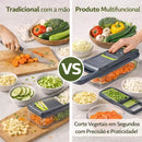 Fatiador Multifuncional Profissional 16 em 1 em Aço Inox | Orville Decor